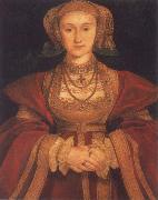 Hans holbein the younger Portrait of Anne of Clevers,Queen of England Spain oil painting artist